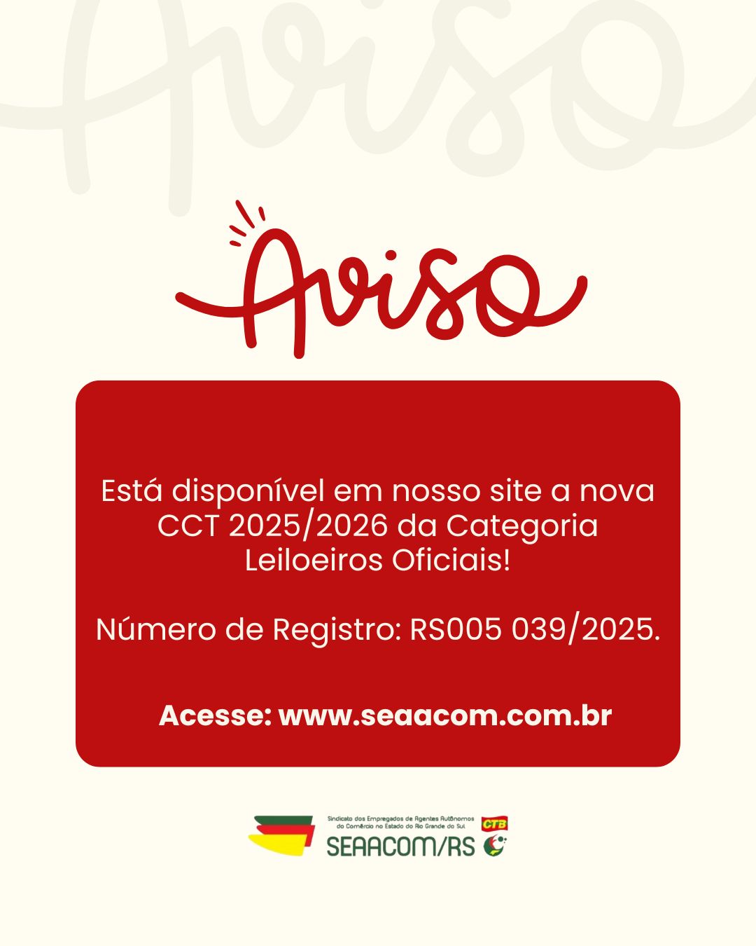 CONVENÇÃO COLETIVA DE TRABALHO REGISTRADA